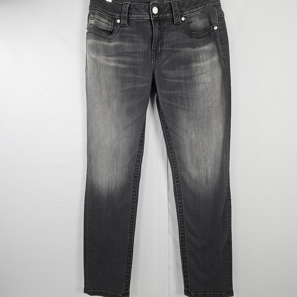 Miss Me gray ombre mid rise skinny jeans size 30 - Picture 8 of 13